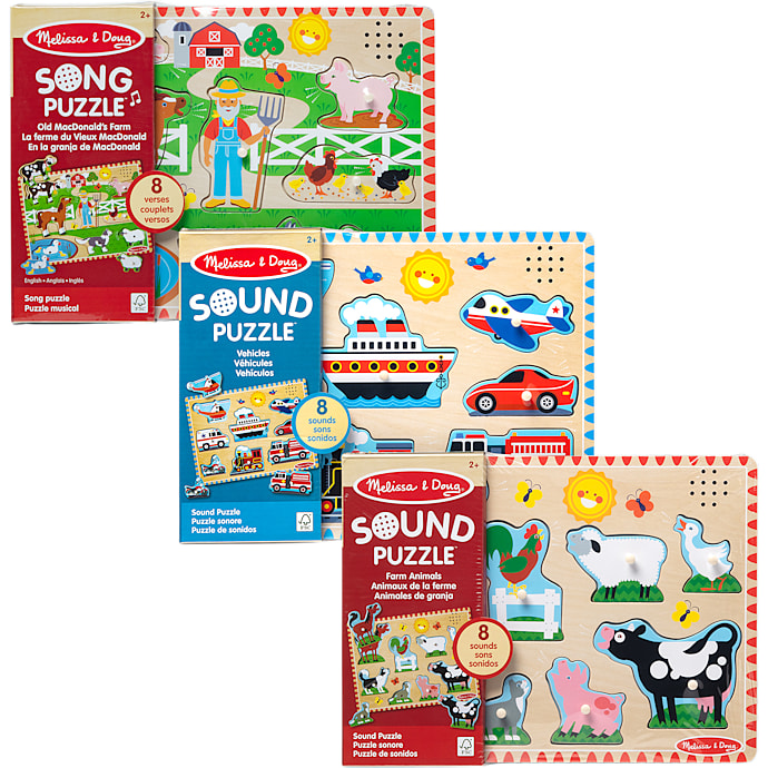 Melissa & Doug Puslespil med Lyd