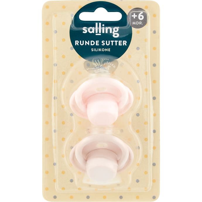 Runde sutter silikone 6+ mdr.