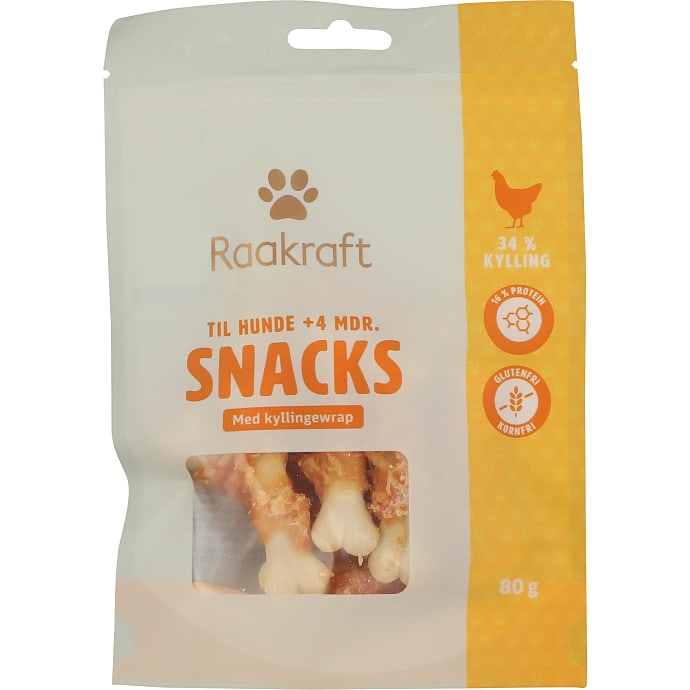 Raakraft Godbidder med kylling