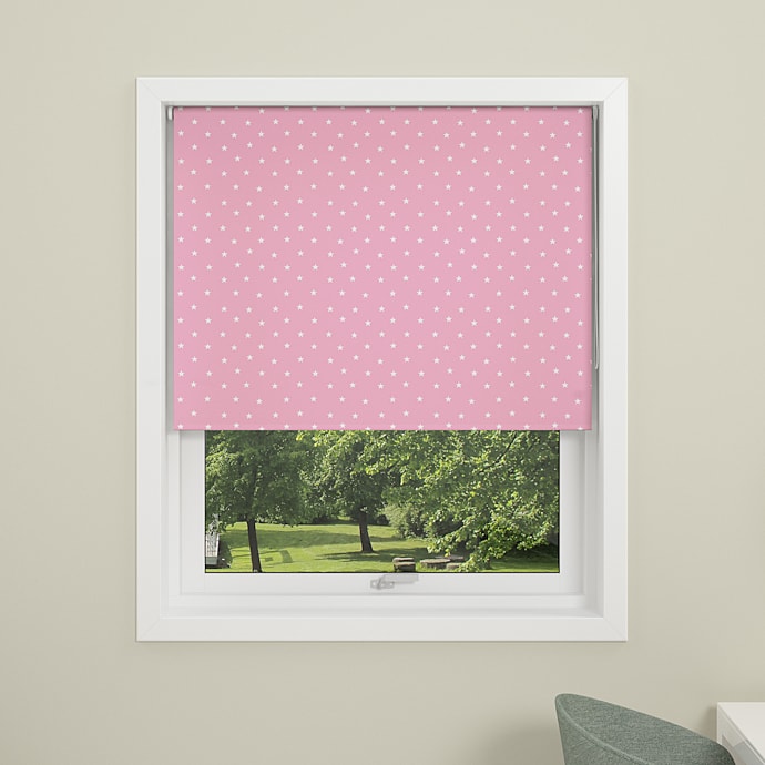 DEBEL Star rullegardin 80 x 175 cm - lyserød