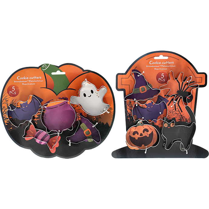 Halloween kageudstikker 5-pak – flere varianter – assorteret