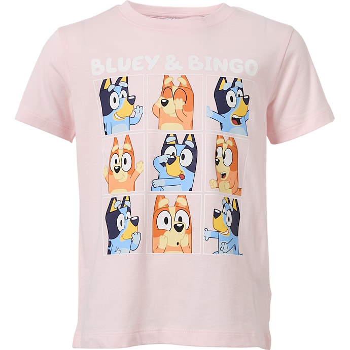 Bluey T-shirt str. 86/92 - rosa