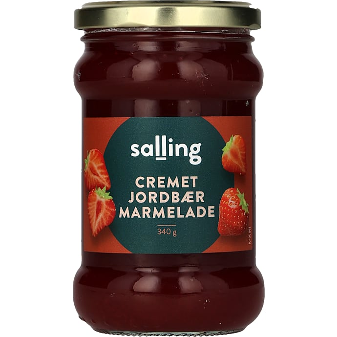 Cremet jordbærmarmelade