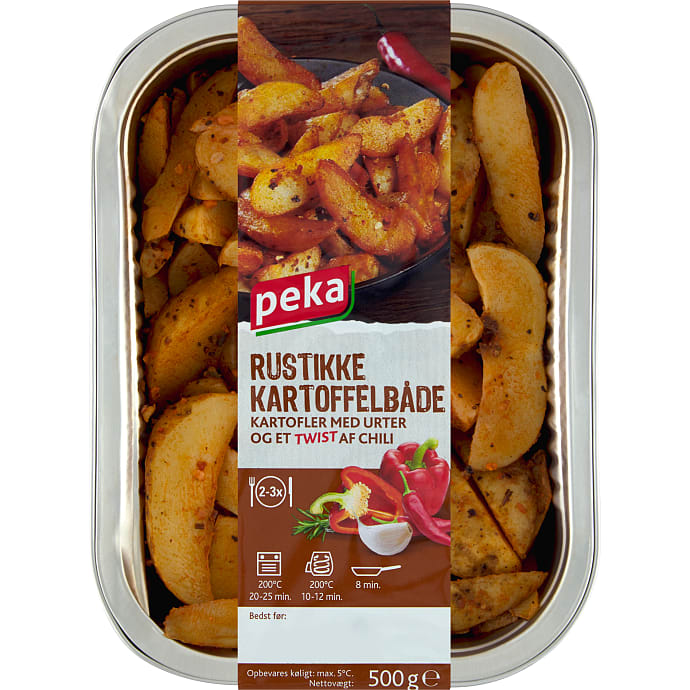 Kartoffelbåde m. urter og chili