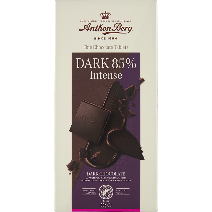 Mørk chokolade 85 % kakao