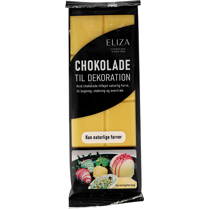 Gul dekorationschokolade