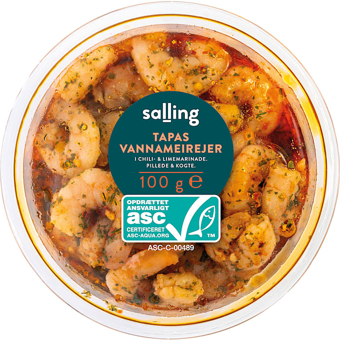 Salling Vannamei Rejer med Chili og Lime