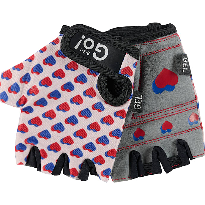 321 Go! Børnecykelhandske Grå/Lyserød