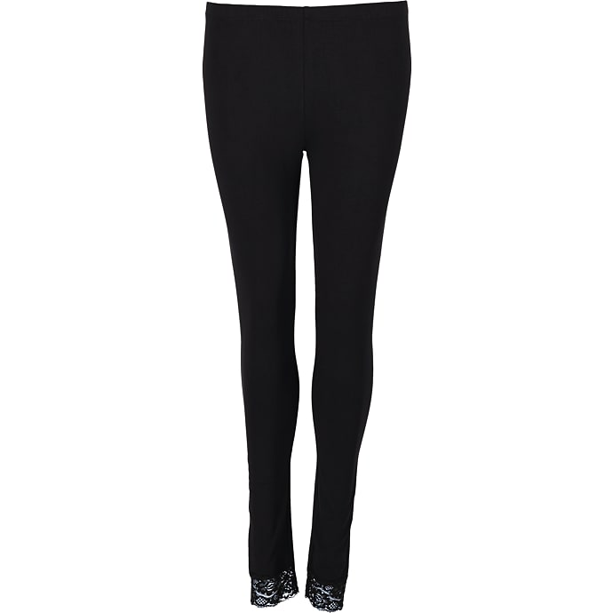 VRS dame leggings med blonde str. 2XL - sort