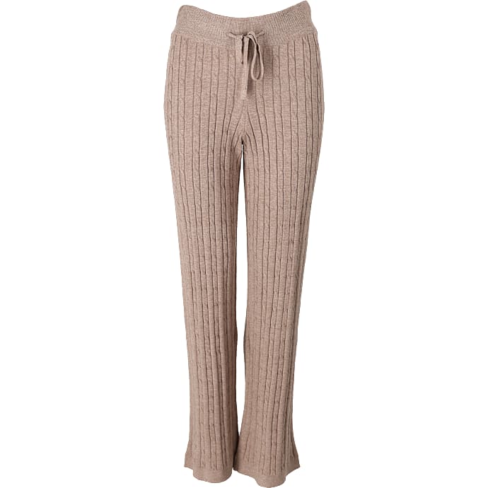 VRS dame kabelkstrik bukser str. 2XL - beige – produktbillede