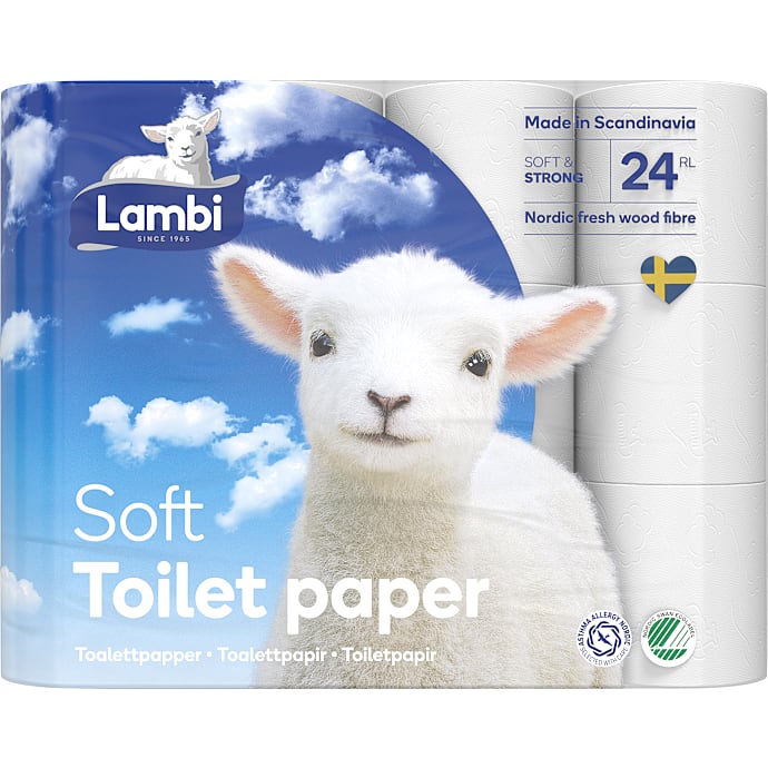 Lambi Toiletpapir 3-lags