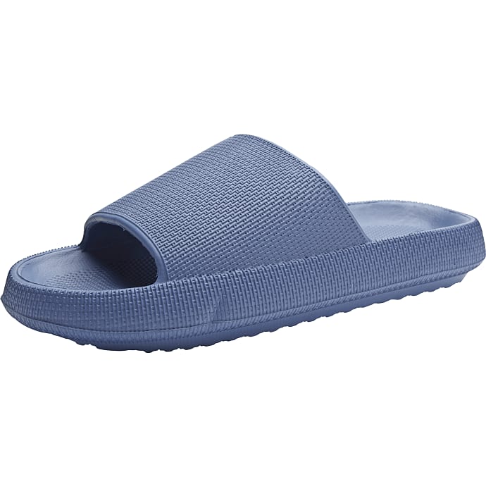 VRS herre slippers str. 45/46 - blå 1 stk.