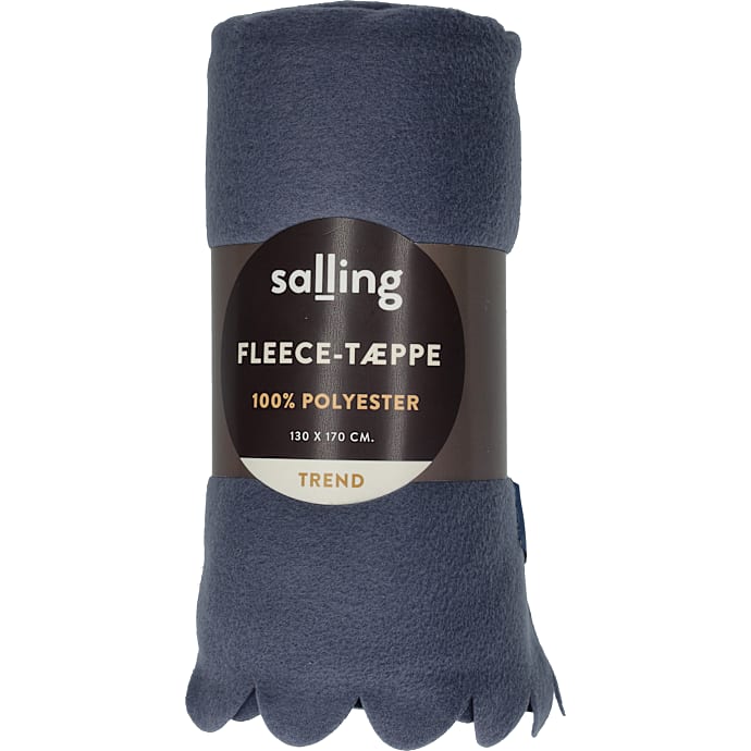 Salling Trend Fleeceplaid - Blå