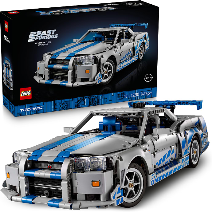 LEGO Technic 42210 2 Fast 2 Furious Nissan Skyline GT-R
