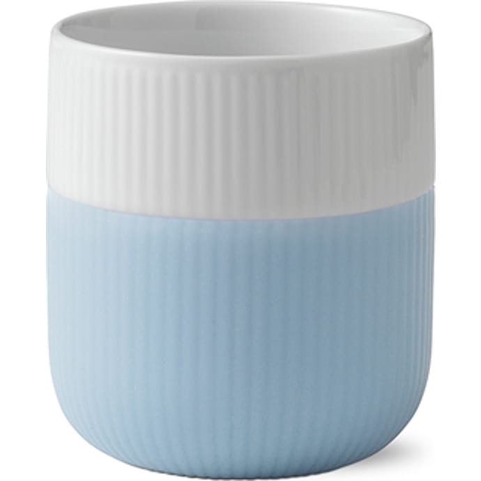 Royal Copenhagen Riflet Contrast krus dueblå - 350 ml
