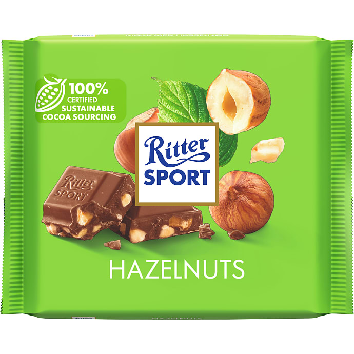 Mælkechokolade m. hasselnødder
