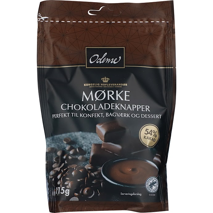 Odense Mørke Chokolade Knapper