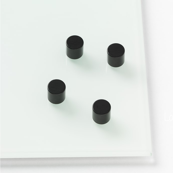 Naga cylinder magneter 4 stk. - sort