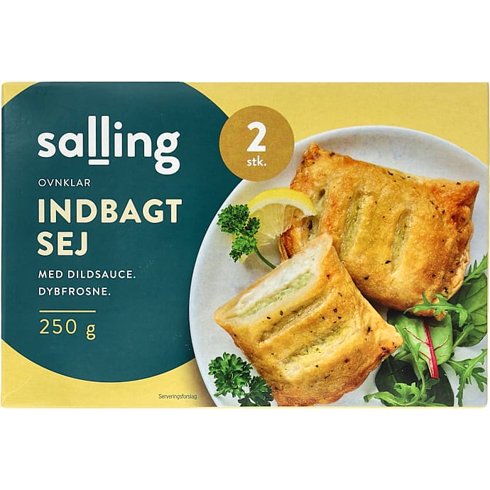 Indbagt sej m. dildsauce