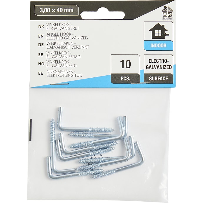 HomeFixer Vinkelkrog 3x40 mm