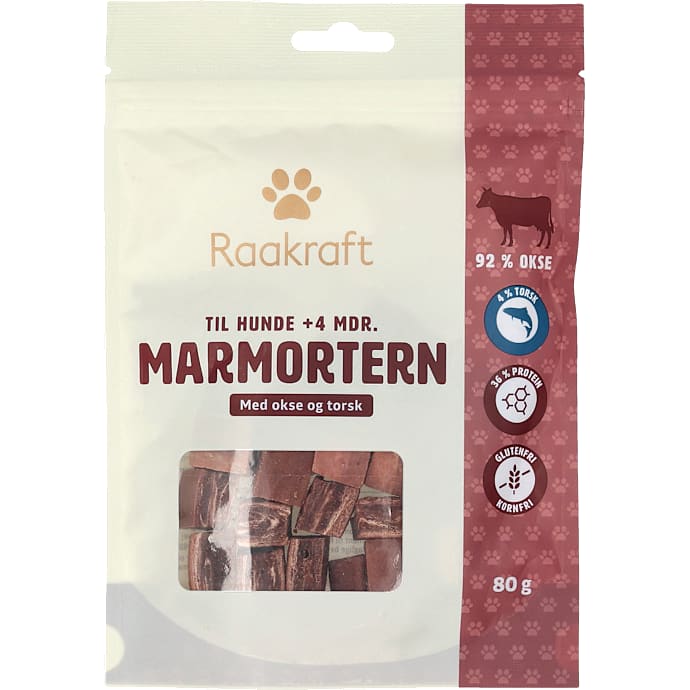 Godbidder marmortern m. okse og torsk