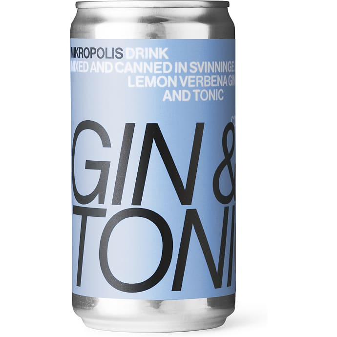 Mikropolis Cocktail Gin & Tonic Citron Øko