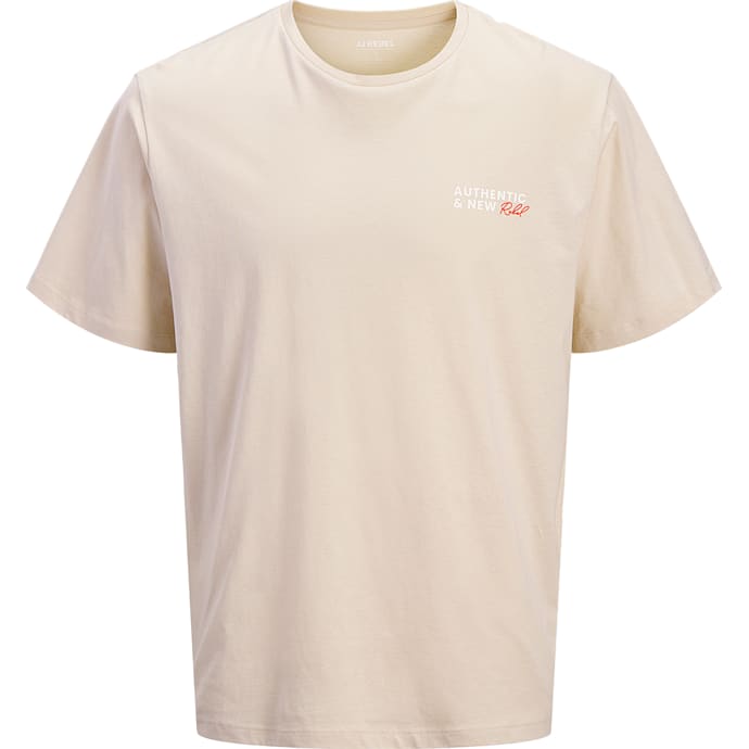 JJ REBEL Herre T-shirt Med Print Beige