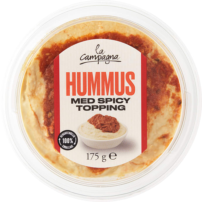 La Campagna Hummus m. Spicy Topping