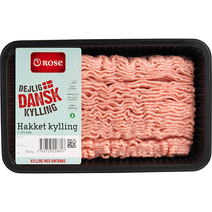 Hakket kylling med 7-10% fedt