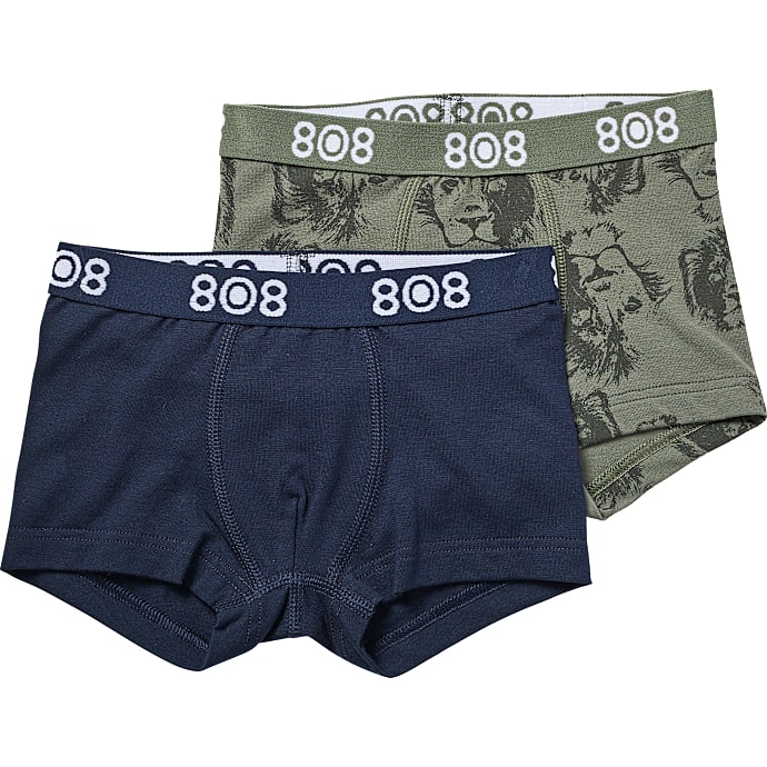 808 2-pak Boxershorts str. 10 år Grøn/Blå