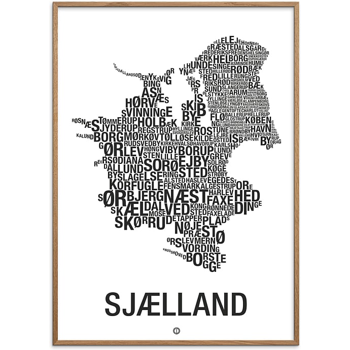 Citatplakat Sjælland Byer