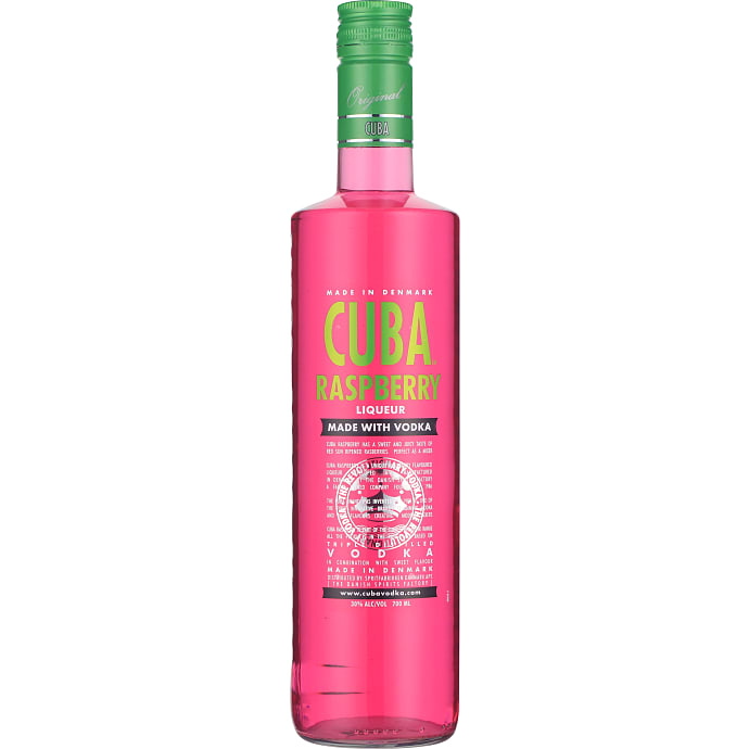 Vodka m. hindbær