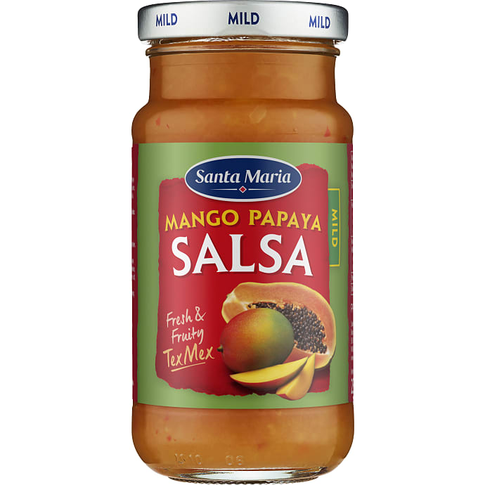 Mango- og papayasalsa mild