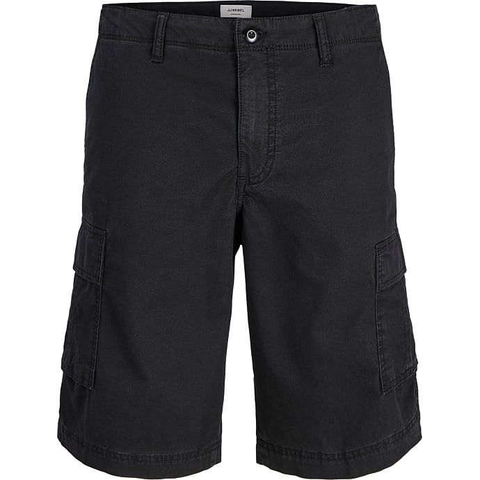 JJ REBEL herre shorts i bomuld str. 3XL - sort