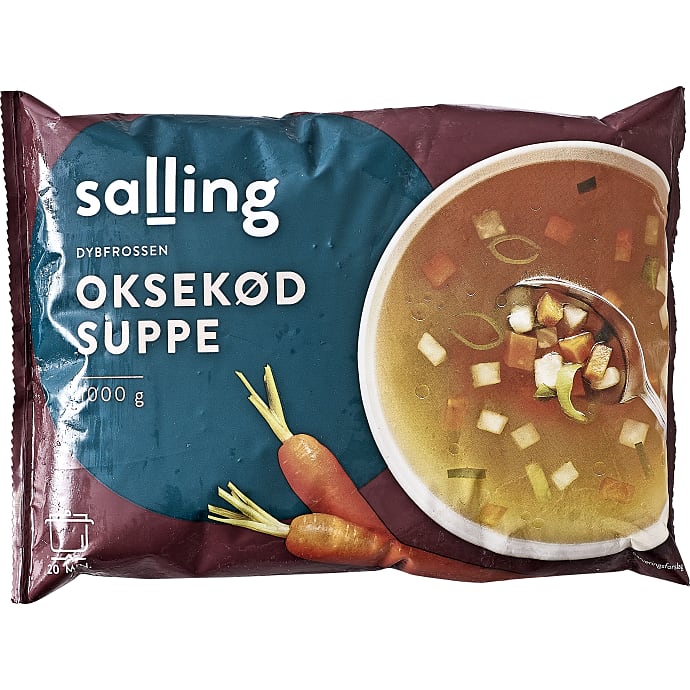 Salling Klar oksekødssuppe m. gulerødder, selleri og porrer