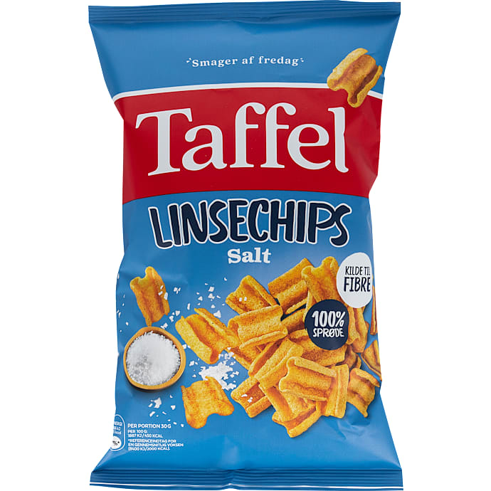 Taffel Linsechips m. Salt