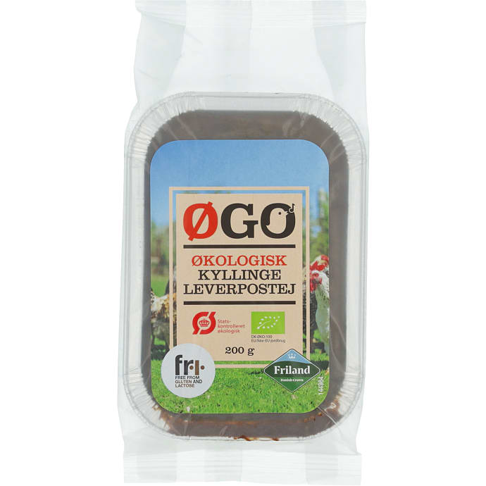 Friland Øko Kyllingepostej Øko 200 g