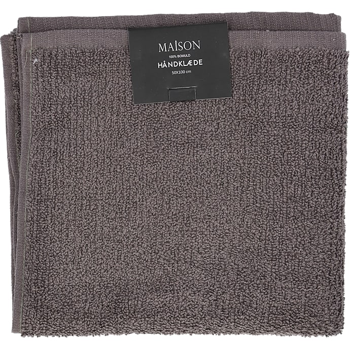MAISON håndklæde 50x100 cm - grå