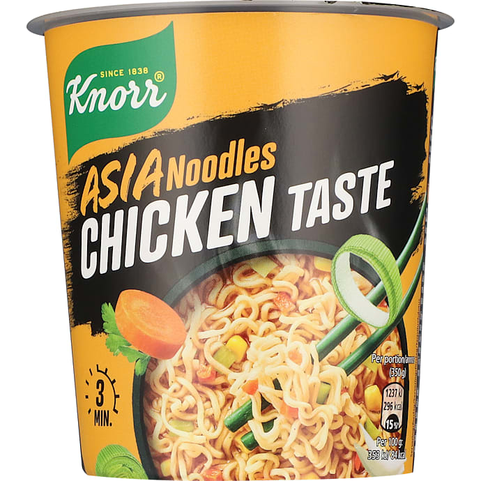 Knorr Instant kopnudler kyllingesmag 65 g