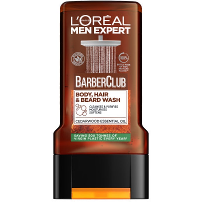 BarberClub 3-i-1 shower gel m. cedertræolie