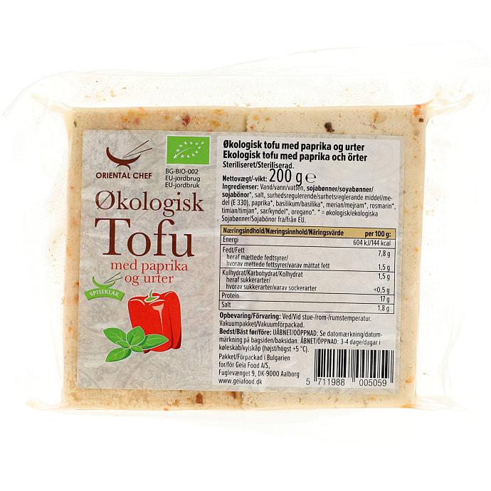 Tofu m. peberfrugt øko