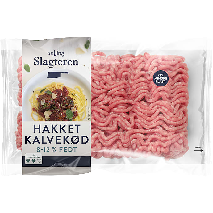 Slagteren Hakket kalvekød 8-12% fedt