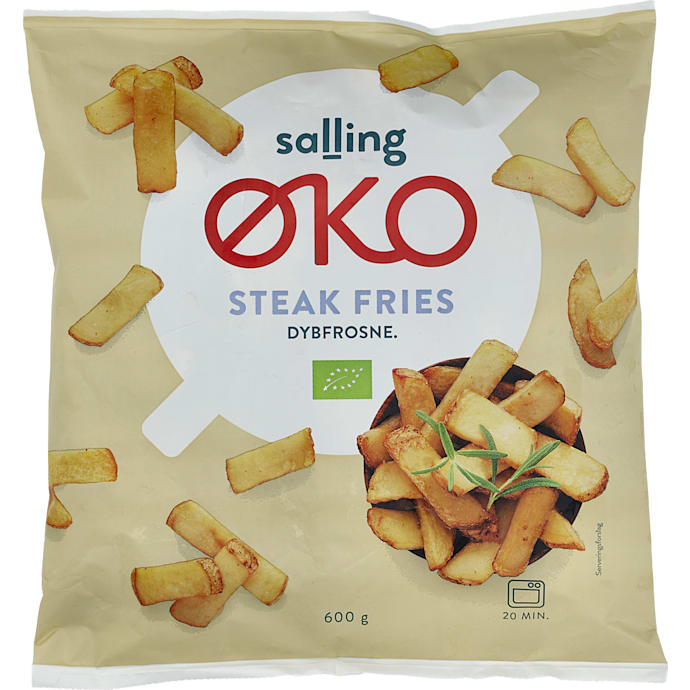Salling ØKO Steak Fries m. skræl