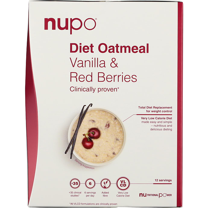 Nupo Kosterstatningspulver havregrød kirsebær og vanilje