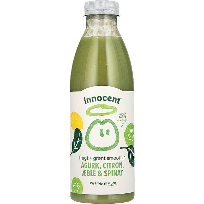 Smoothie m. agurk, citron, æble og spinat