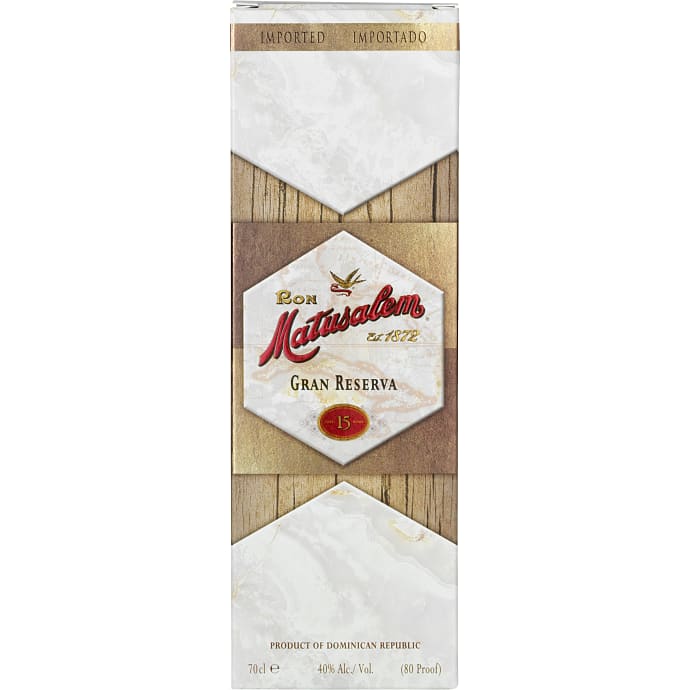 Gylden rom 15 år Gran Reserva
