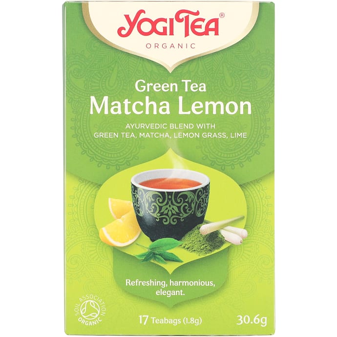 Grøn te m. matcha, citrongræs og lime øko