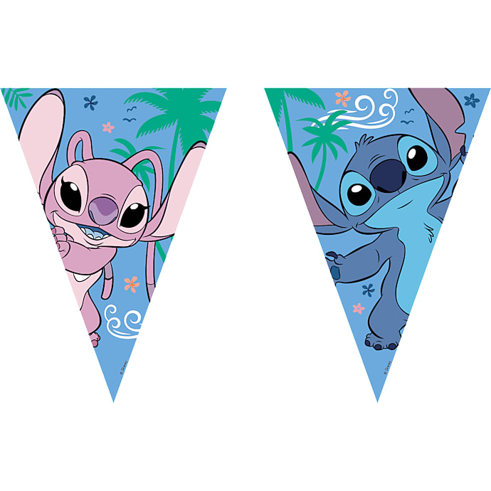 Disney Stitch Flagguirlande 2,3 m