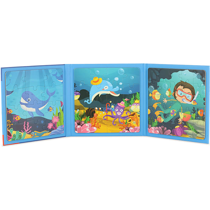 Scoop magnetisk puslespil Sea Life