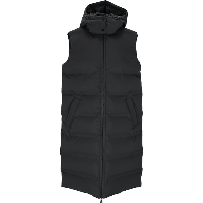 VRS dame lang puffervest str. XL - sort